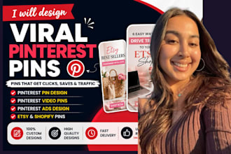 design viral pinterest pins and video ads etsy pin design etsy marketing