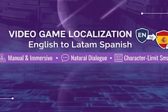 do professional indie game translation to latam spanish