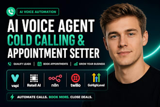 set up vapi ai cold calling agent n8n ai appointment setter with ai voice agent