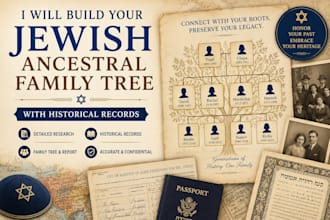 build your jewish ancestry family tree with historical records