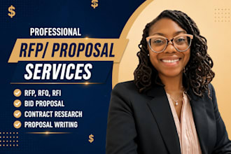 write winning rfp rfq rfi bid proposal for government contract and rfp response