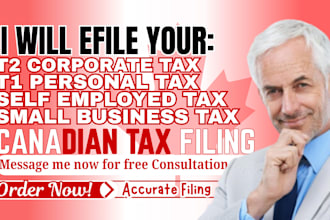 efile canada corporate tax t2 and individual tax t1