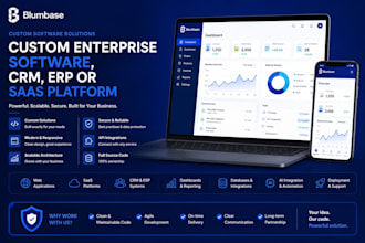 build a custom enterprise web application or saas platform