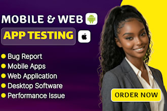 do QA testing, manual testing, software testing, and website testing