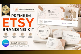 create a complete etsy branding kit in canva