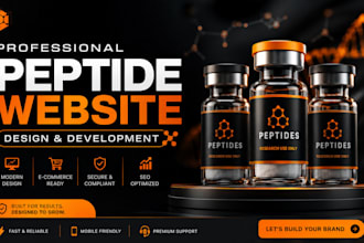 build peptide website woocommerce peptide website peptide store research peptide
