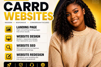design carrd website design carrd co website redesign carrd landing page expert