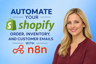 automate your shopify order, inventory, and customer emails with n8n