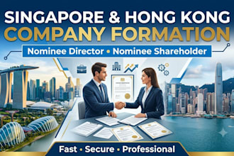 provide singapore, hong kong nominee director, company formation and shareholder