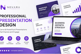 design professional canva and powerpoint presentations