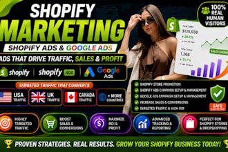 boost shopify sales shopify goolge ads shopify marketing shopify store promotion