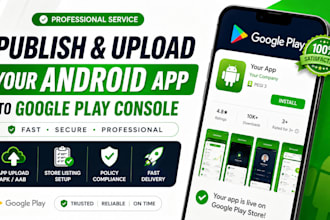 publish and upload your android app to google play console professionally