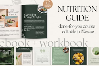 design canva ebook for nutrition coaches meal plans and diet trackers