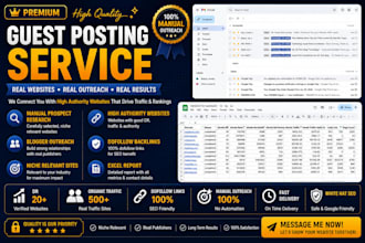 do guest posting and blogger outreach for SEO