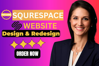 edit squarespace website, redesign squarespace website, landing page website