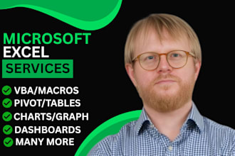 create professional excel dashboard, KPI dashboard and automated reports