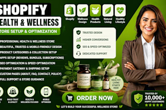 setup shopify health and wellness store health interakt zoorix wiser ai measura