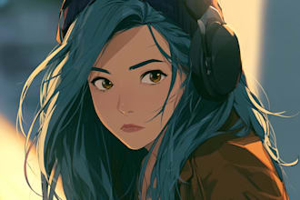 make custom anime portrait