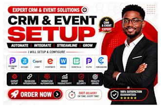 setup pipermind CRM bizzabo cvent eventbrite whova eventzilla plutio corcavacrm