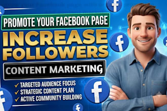 grow your facebook page with organic promotion and content marketing