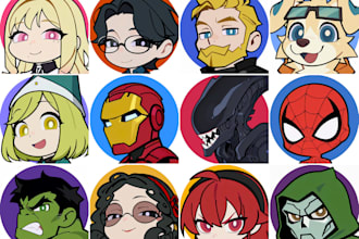 make a custom zenless zone zero avatar illustration