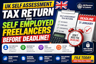 file uk self assessment tax return for self employed freelancers before deadline