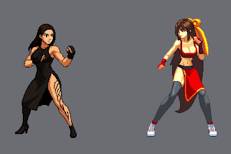 create nsfw pixel art nsfw pixel character nsfw art sprite sheet for game art