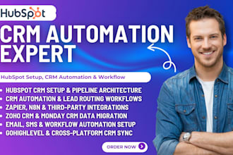 fix hubspot automation, hubspot CRM dashboard, notion zapier, n8n