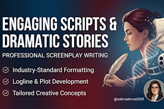 write engaging script and dramatic stories