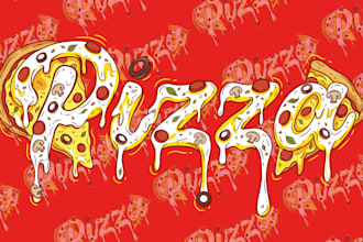 design custom grime style typography for streetwear brand