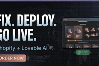 build redesign shopify ecommerce store fix deploy lovable ai website lovable dev
