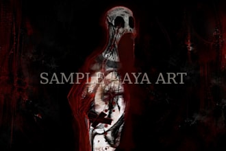 create dark digital artwork posters and wallpapers