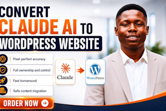 convert claude ai website to wordpress migrate claude ai to wordpress website
