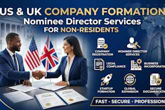 provide US, UK nominee director and company formation for non resident