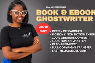 ghostwriter ebook writer ghost book writer for fiction and non fiction book