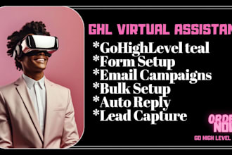 gohighlevel workflow expert gohighlevel automation ghl virtual assistant