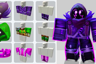 model custom game armor and accessories for ugc