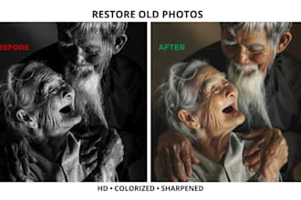 restore, repair and colorize old family photos