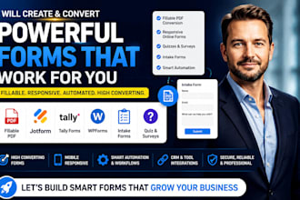 create convert fillable pdf responsive jotform tally quiz forms wpform intake