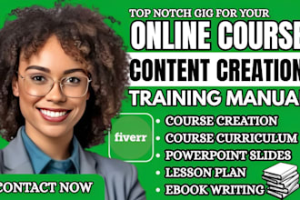 create ebook course syllabus and outline