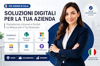 setup suitedash sharepoint intranet office 365 softr stacker for italy companies