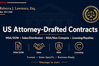 write distribution, manufacturing, franchise and sales agreements