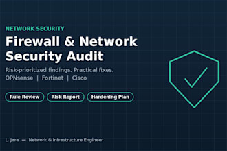 audit your firewall and network security posture