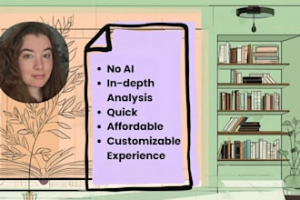 thorough, affordable, customizable, fast beta read