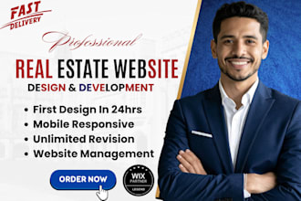 build rebrand update wix real estate website idx website investor carrot website