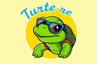 make amazing tortoise logo with free source file