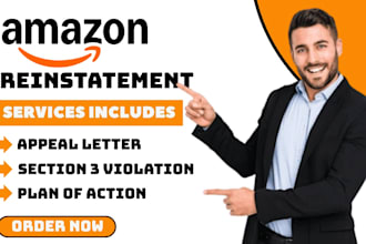 write amazon poa appeal letter to reinstate suspended account section 3