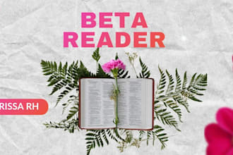 beta read your fiction novel and provide detailed feedback
