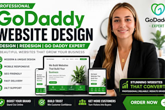 godaddy website redesign godaddy website develop godaddy website design builder