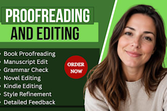 do book proofreading, editing, proofread and professional book editing